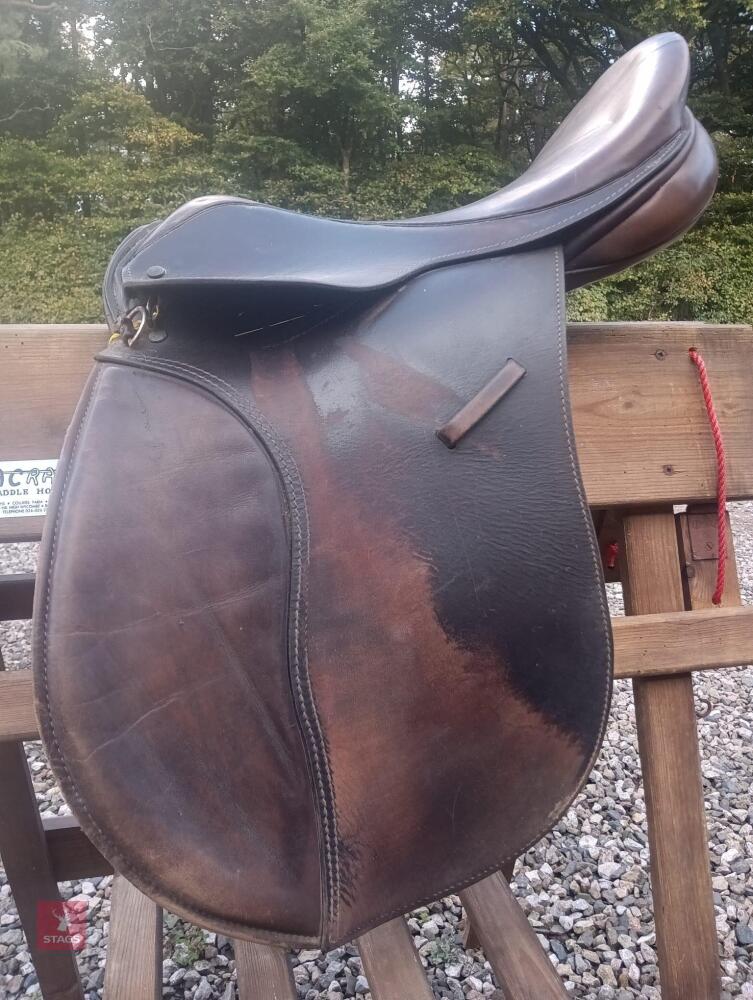 BROWN LEATHER SADDLE