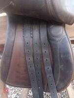 BROWN LEATHER SADDLE - 11