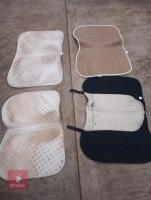 4 SADDLE PADS - 4