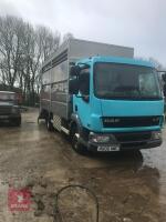 2005 DAF 45 LIVESTOCK LORRY