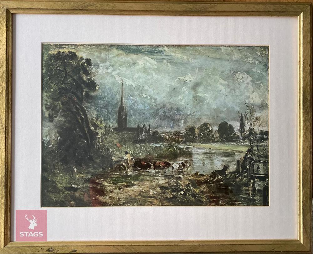 SALISBURY CATHEDRAL BY JOHN CONSTABLE