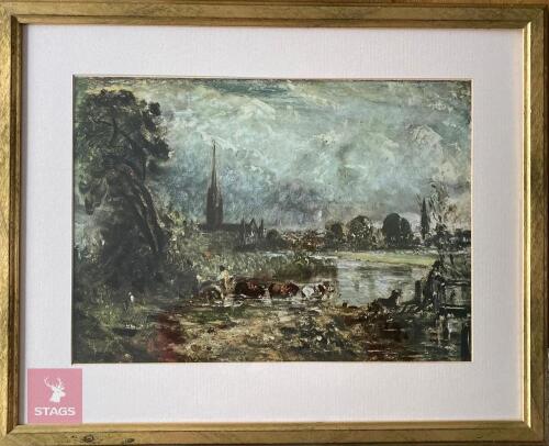 SALISBURY CATHEDRAL BY JOHN CONSTABLE