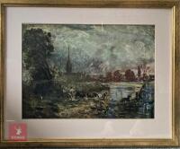 SALISBURY CATHEDRAL BY JOHN CONSTABLE - 2