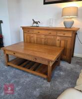 MATCHING SIDEBOARD AND COFFEE TABLE - 8