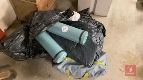 TENT, SLEEPING BAG, MATS & BED All items must be collected from the sale site within 2 weeks of the sale closing otherwise items will be disposed off at the purchasers loss (purchasers will still be liable for outstanding invoices). The sale site will be 