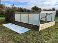 2 X 12' REARING SHEDS & NIGHT SHELTERS - 9