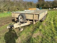 14' IFOR WILLIAMS FLATBED TRAILER