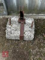 CONCRETE REAR TRACTOR WEIGHT - 2