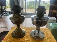 2 OIL LAMPS - 6