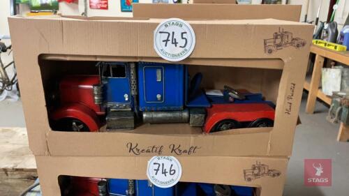 MODEL TRUCK All items must be collected from the sale site within 2 weeks of the sale closing otherwise items will be disposed off at the purchasers loss (purchasers will still be liable for outstanding invoices). The sale site will be open to facilitate 