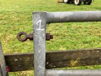 15' GALVANISED YARD GATE - 9