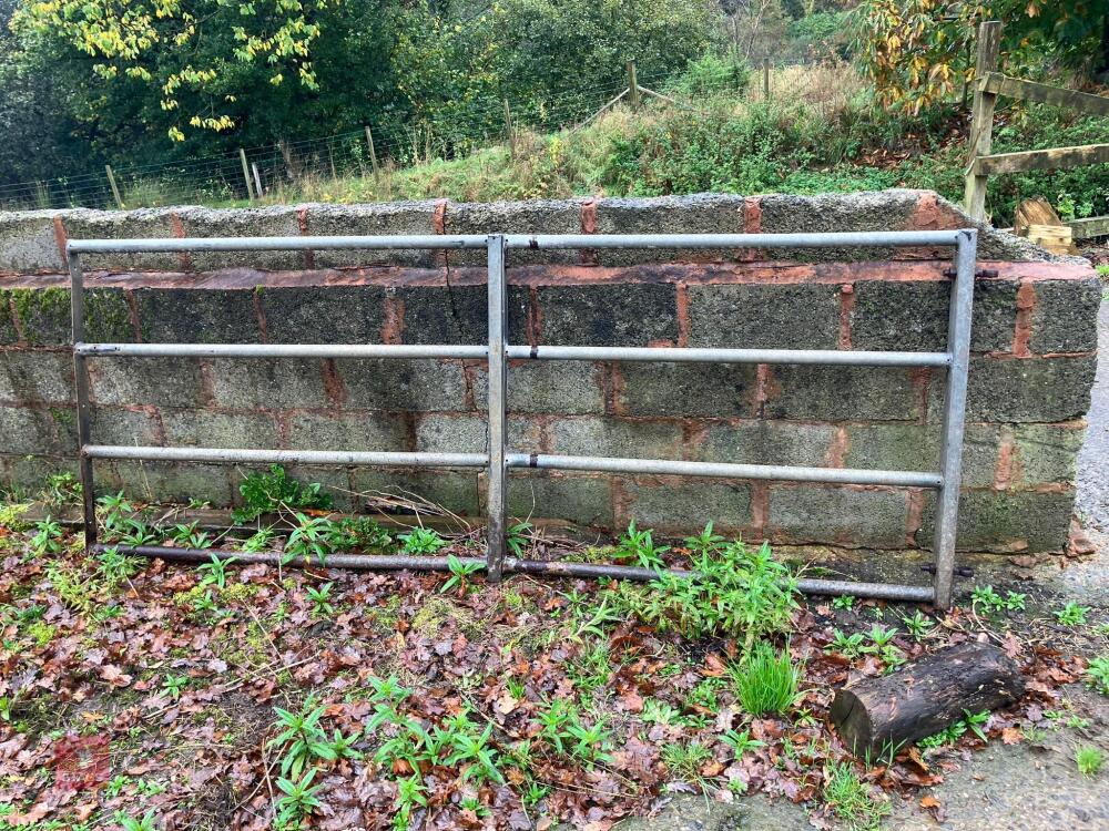 HOMEMADE 9' GALVANISED GATE