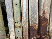 10 GALVANISED HANGING/LATCHING POSTS - 8