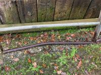 2 GALVANISED CATTLE FEED BARRIERS - 5