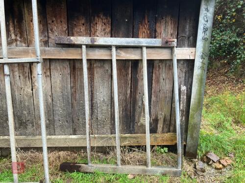 HOMEMADE GALVANISED BARRIER