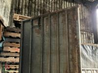 8' 2'' SHEETED GALVANISED GATE - 8