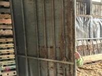 8' 2'' SHEETED GALVANISED GATE - 9