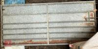 8' 2'' SHEETED GALVANISED GATE