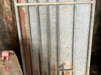 8' 2'' SHEETED GALVANISED GATE - 5