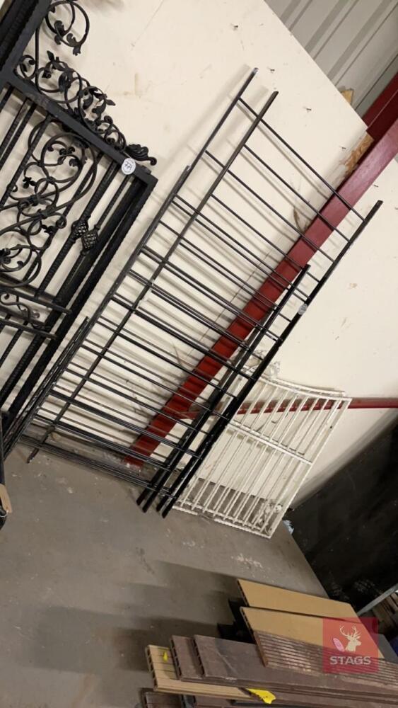 4 PIECES OF IRON RAILING All items must be collected from the sale site within 2 weeks of the sale closing otherwise items will be disposed off at the purchasers loss (purchasers will still be liable for outstanding invoices). The sale site will be open t