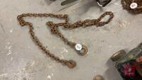 TOW CHAIN All items must be collected from the sale site within 2 weeks of the sale closing otherwise items will be disposed off at the purchasers loss (purchasers will still be liable for outstanding invoices). The sale site will be open to facilitate co