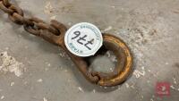 TOW CHAIN All items must be collected from the sale site within 2 weeks of the sale closing otherwise items will be disposed off at the purchasers loss (purchasers will still be liable for outstanding invoices). The sale site will be open to facilitate co - 3