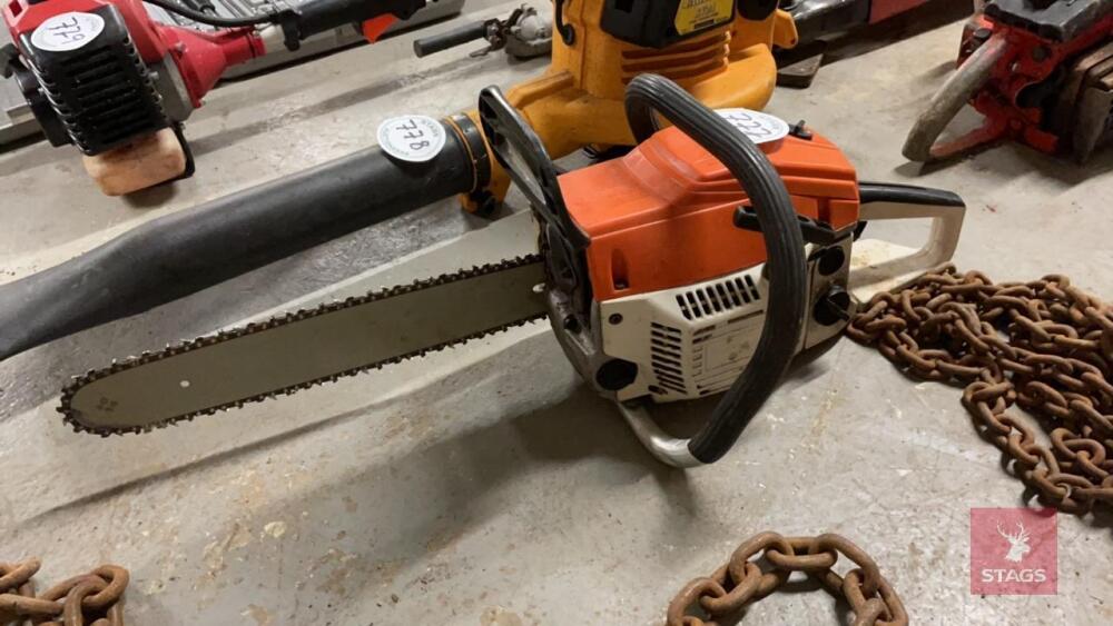 CHAINSAW All items must be collected from the sale site within 2 weeks of the sale closing otherwise items will be disposed off at the purchasers loss (purchasers will still be liable for outstanding invoices). The sale site will be open to facilitate col