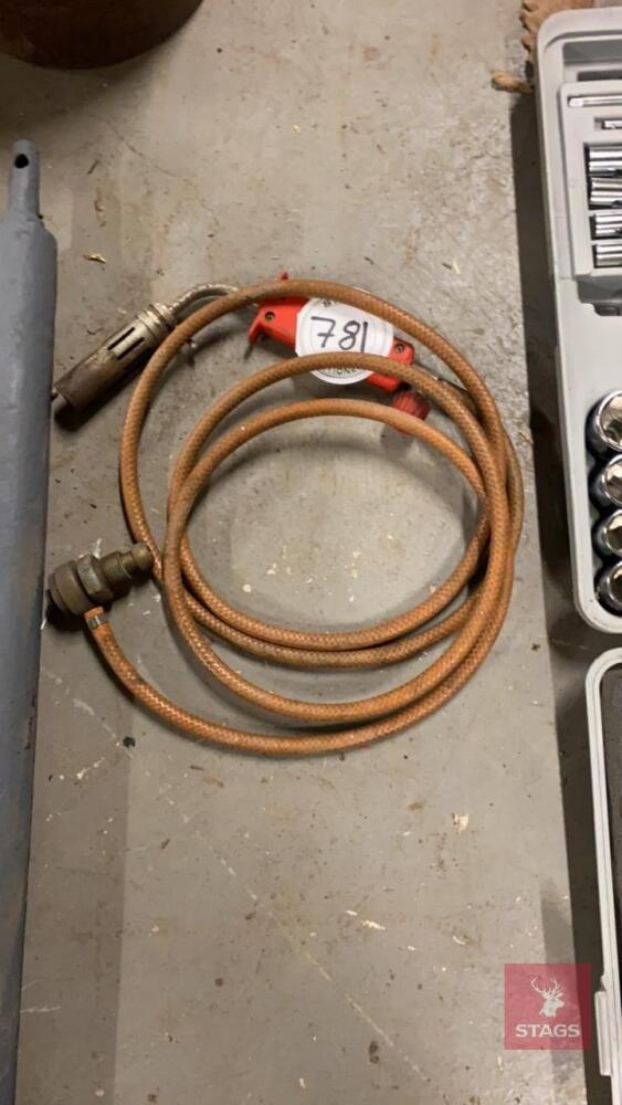 BLOWTORCH GAS CONNECTOR All items must be collected from the sale site within 2 weeks of the sale closing otherwise items will be disposed off at the purchasers loss (purchasers will still be liable for outstanding invoices). The sale site will be open to