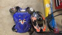 MOTORBIKE ARMOUR & HELMET All items must be collected from the sale site within 2 weeks of the sale closing otherwise items will be disposed off at the purchasers loss (purchasers will still be liable for outstanding invoices). The sale site will be open