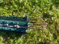 10 GREEN ELECTRIC FENCING STAKES - 4