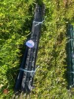 10 BLACK ELECTRIC FENCING STAKES - 2