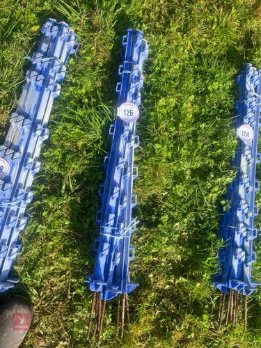 10 BLUE ELECTRIC FENCING STAKES