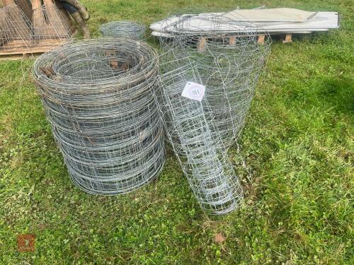 USED ROLLS OF STOCK NETTING