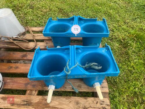 2 WYDALE DUAL CALF FEEDERS