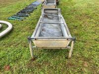 8' GALVANISED FREESTANDING CATTLE TROUGH - 4