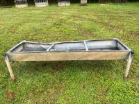 8' GALVANISED FREESTANDING CATTLE TROUGH - 6