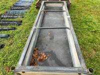 8' GALVANISED FREESTANDING CATTLE TROUGH - 6