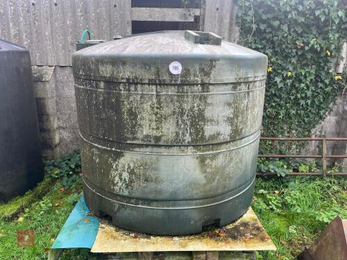 2710L PLASTIC WATER TANK