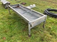 8' GALVANISED FREESTANDING CATTLE TROUGH - 3