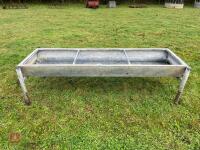 8' GALVANISED FREESTANDING CATTLE TROUGH - 6