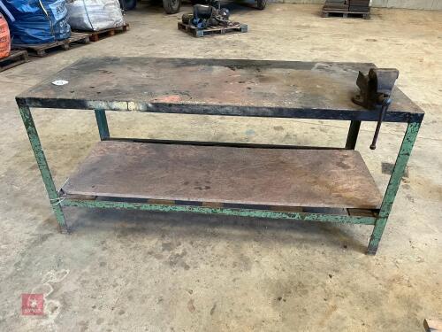 6' STEEL TABLE & VICE