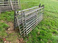 6 GALVANISED 6' SHEEP HURDLES - 2