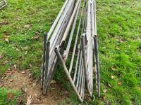 6 GALVANISED 6' SHEEP HURDLES - 7