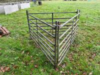 3 x 6' GALVANISED SHEEP HURDLES - 3