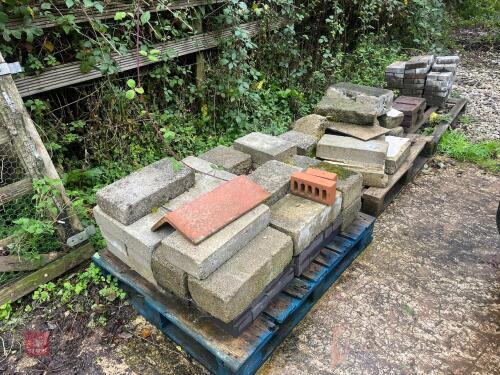 3 PALLETS OF MIXED BRICKS