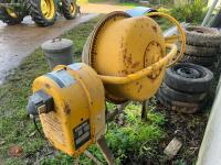 CLARKE CCM125C ELECTRIC CEMENT MIXER - 4