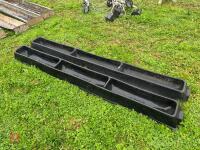 2 X 7' 6'' PLASTIC TROUGHS