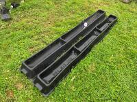 2 X 7' 6'' PLASTIC TROUGHS - 2