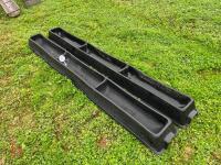 2 X 7' 6'' PLASTIC TROUGHS - 4