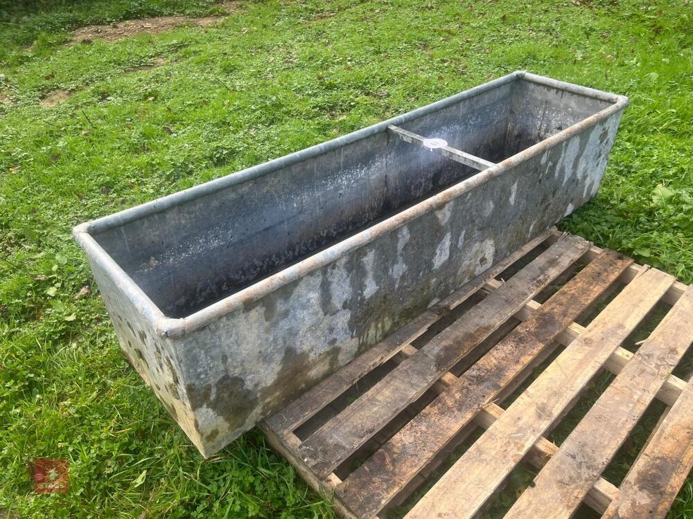 6' GALVANISED FEED/WATER TROUGH